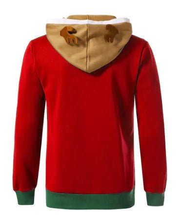Autumn Men's Jacket with Christmas Reindeer Hoodie - Trendify product