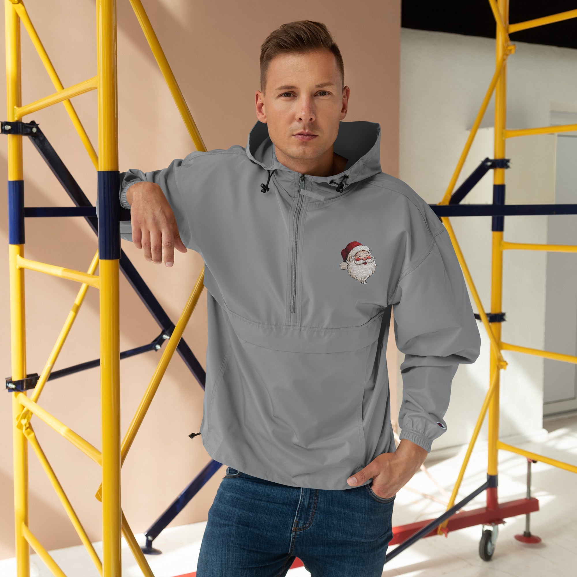 Embroidered Champion Packable Jacket - Trendify product