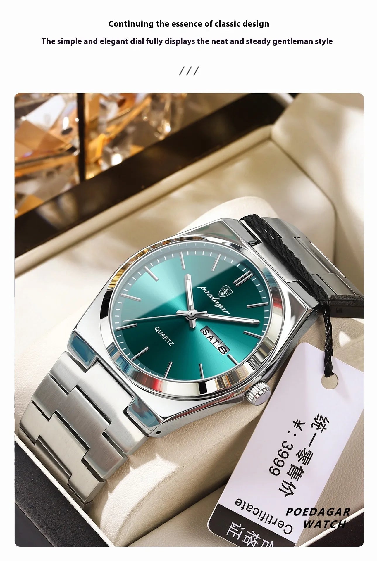 Ultra - thin Men's Watch Waterproof Luminous Quartz Watch - Trendify product